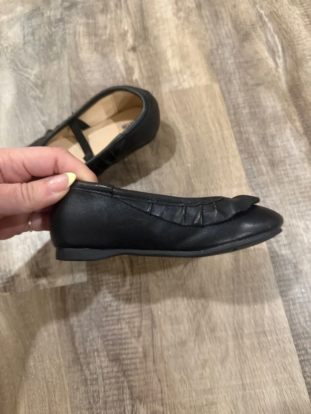 Harper Canyon Black Girls Mary Jane Ballet Flats with Elastic Strap